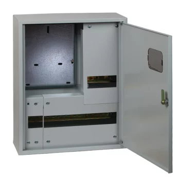 Щит учетно-распределительный навесной EKF Basic ЩУРн 3/24 металлический IP31 500х400х160 мм 24 модуля с окном для снятия показаний счетчика