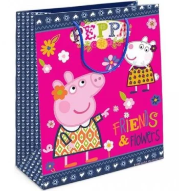 Подарочный пакет Peppa Pig Пеппа и Сьюзи, 23 см